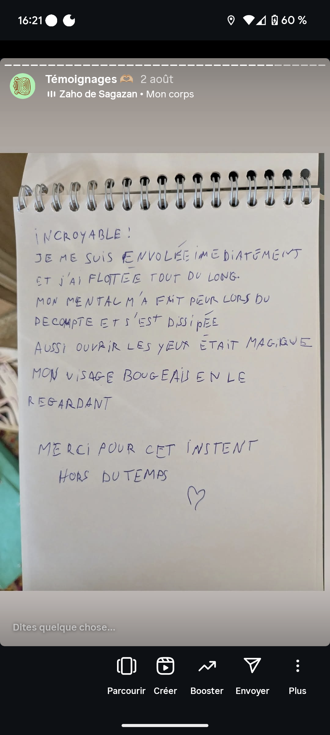 Avis positif Hypnose régressive Estelle Chambon (6)
