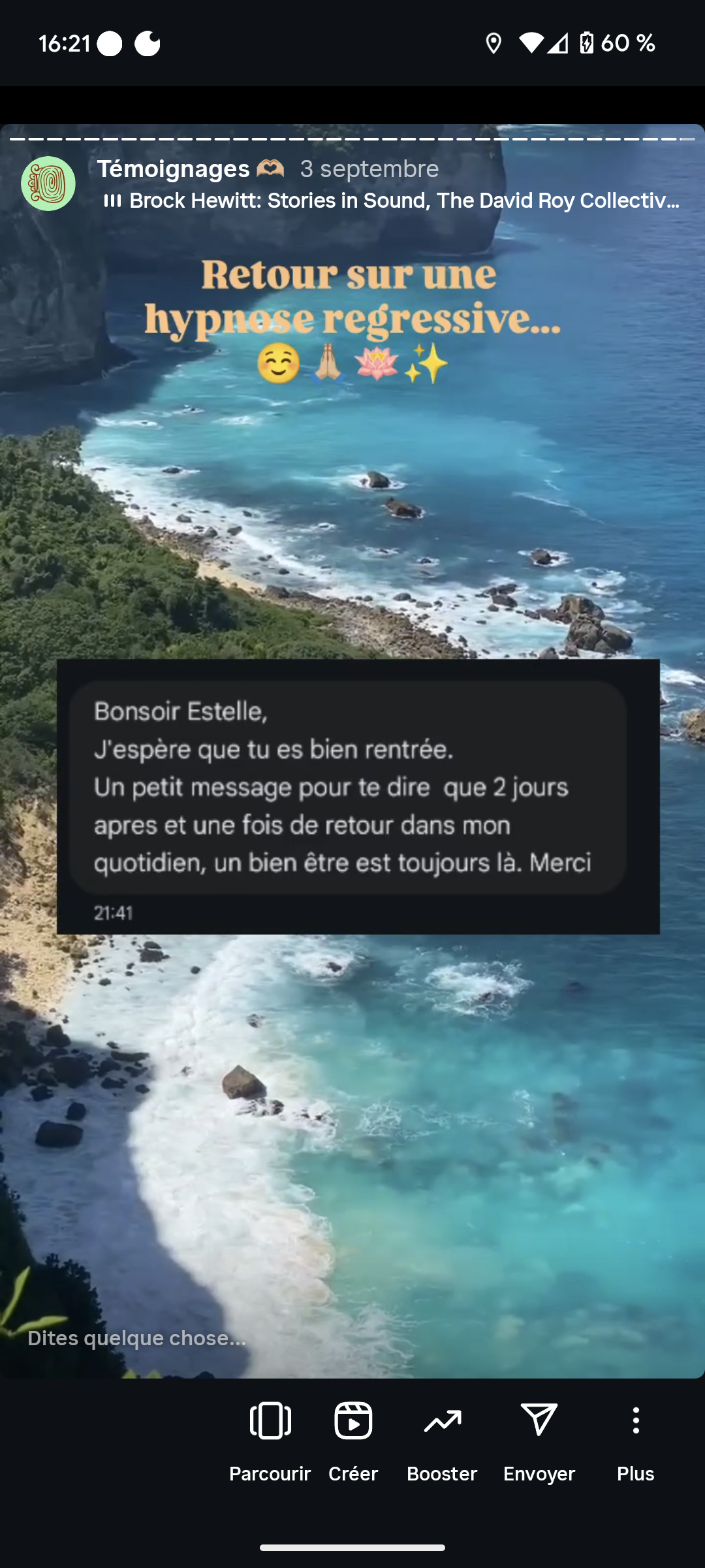 Avis positif Hypnose régressive Estelle Chambon (8)